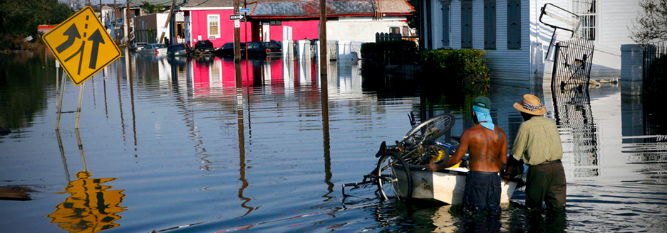 Katrina flood victims